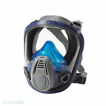 MSA Full Face Respirator S Blue Gray, 3PPP5