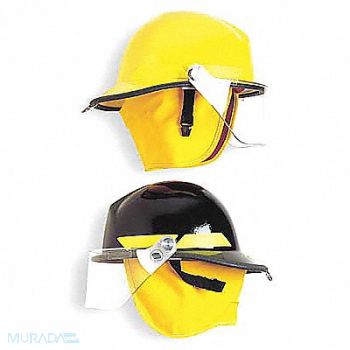 BULLARD Fire Helmet Yellow Modern, 3RRT8