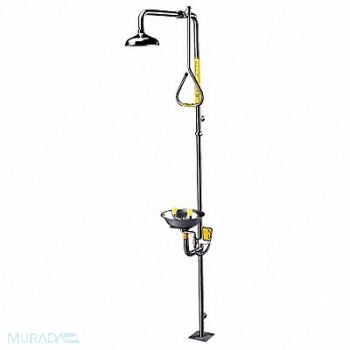 SPEAKMAN Eye/Face Wash Station Plumbed Push Hndle, 3PVT9