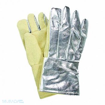 NATIONAL SAFETY APPAREL Aluminized Gloves 600F 14 PR, 3PWH2