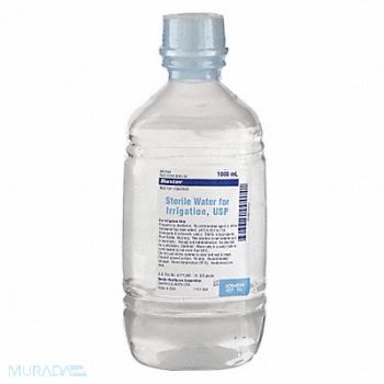 BAXTER Sterile Water Antiseptics Bottle, 3PWK7