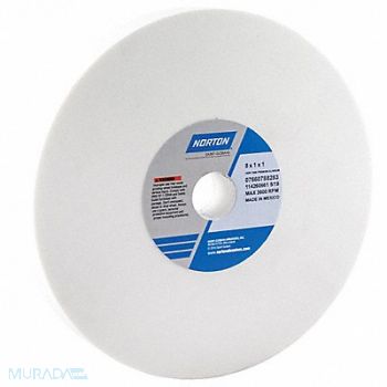 NORTON Grinding Wheel T1 8x1x1 AO 150G White, 3PY82