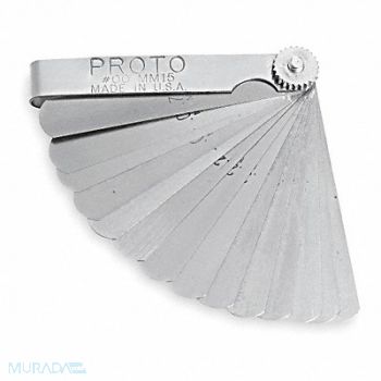 PROTO Feeler Gauge Set Dimension Type Metric, 3R014