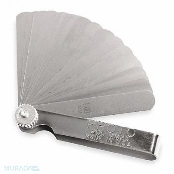 PROTO Feeler Gauge Set Dimension Type Metric, 3R015