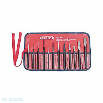 PROTO Punch and Chisel Set 12 Pieces, 3R074