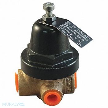 CASH VALVE Pressure Regulator 3/8 In 2 to 30 psi, 3RAJ7