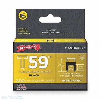 ARROW Insulated Staple 1/4x1/4 PK300, 3RAZ1