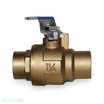 MILWAUKEE VALVE Brass Ball Valve Inline Sweat 2 in, 3RCK2