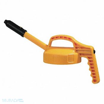 OIL SAFE G3513 Stretch Spout Lid w/0.5 In Outlet Yellow, 3REH7