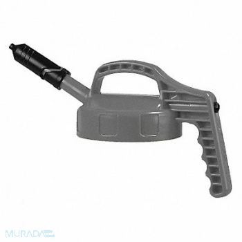 OIL SAFE G3514 Mini Spout Lid w/0.27 In Outlet Gray, 3REJ3