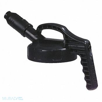 OIL SAFE G3515 Stumpy Spout Lid w/1 In Outlet Black, 3REK1