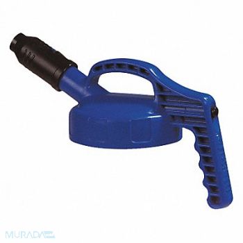 OIL SAFE G3515 Stumpy Spout Lid w/1 In Outlet Blue, 3REK2