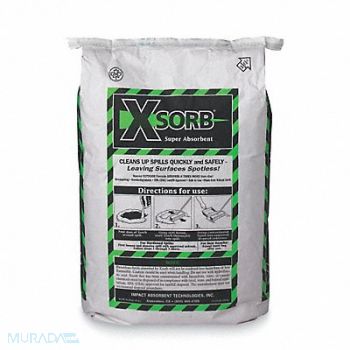 XSORB Universal Absorbent 25 lb Bag, 3RPC6