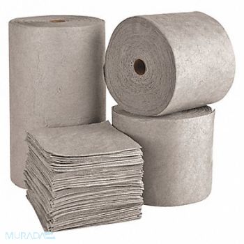 STREETFYTER Absorbent Pad Universal Gray PK100, 3RPJ6