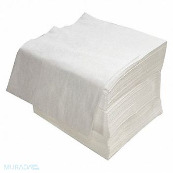 STREETFYTER Absorb Pad Oil-Based Liquids White PK100, 3RPJ8