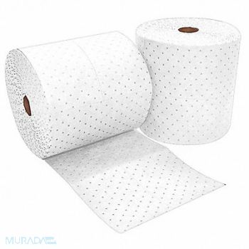 SPILFYTER Absorb Roll Oil-Based Liquids White PK2, 3RRA2