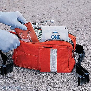 FIELDTEX Fanny Pack Red 1000D Cordura, 3RUA4