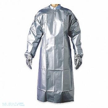 HONEYWELL NORTH Coat Apron Silver 60 in L XL, 3RYW1