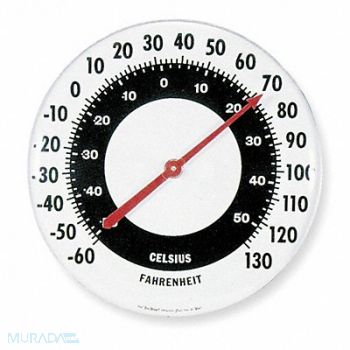 TAYLOR Analog Thermometer -60 to 120 Degree F, 3T195