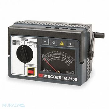 MEGGER Megohmmeter 100/250/500/1000V DC Analog, 3T841