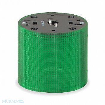 FEDERAL SIGNAL Tower Light Module 120V 100mm Grn, 3T953