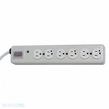 TRIPP LITE Surge Protector Strip 6 Outlet White, 3TA12