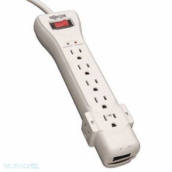 TRIPP LITE Datacom Surge Protector 7 Outlet Wht, 3TA16