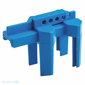 BRADY Ball Valve Lockout Blue 1/2 to 2-1/2 In., 3TAP1