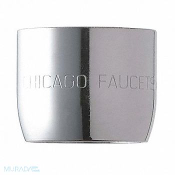 CHICAGO FAUCETS Aerated Outlet Brass 13/16 in - 24, 3TED6