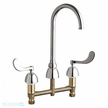 Gooseneck Chrome Chicago Faucets 786, 3TFH9