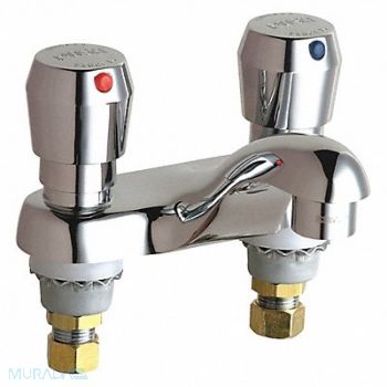 Low Arc Chrome Chicago Faucets 802, 3TFJ1