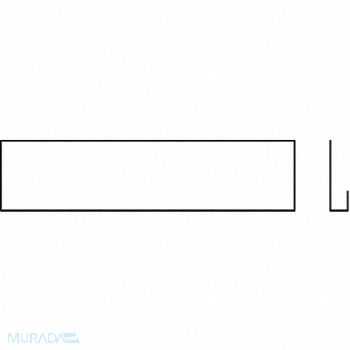 ROCKWOOD Door Bottom Guard 7 x 31 1/2 In, 3TFK6