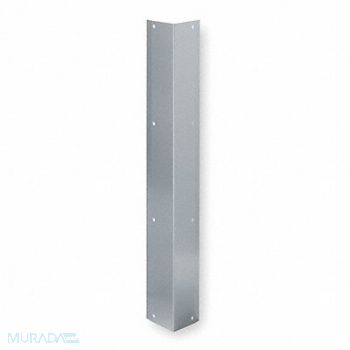 ROCKWOOD Corner Guard 96 in H Satin Screw In, 49LY01