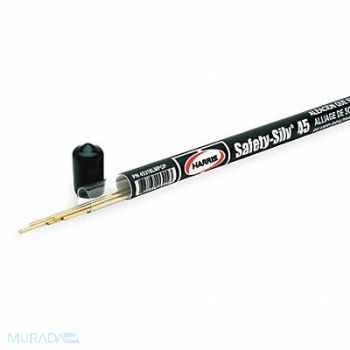 HARRIS Brazing Rod 1/16x18 1225-1370 F PK5, 3THE6