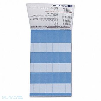 BRADY Wire Marker Book Write-On Self-Adhesive, 3TP22