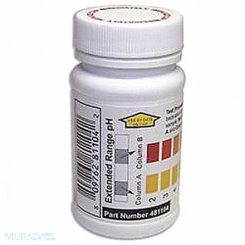 INDUSTRIAL TEST SYSTEMS Test Strips pH 2-12ppm PK50, 3TRC9