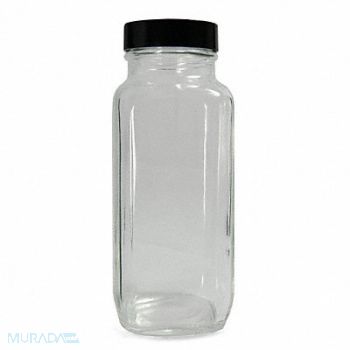 QORPAK Bottle 960mL Glass Wide PK12, 3TRJ8