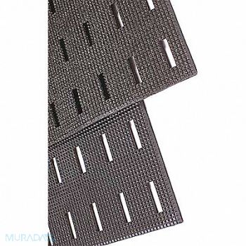 NOTRAX Drainage Mat Black 3 ft.x4 ft., 3UFA1