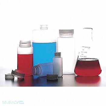 DYNALON Bottle 1000mL Plastic Wide PK6, 3TTC1