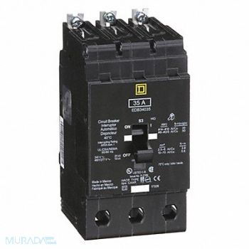 SQUARE D Circuit Breaker 35A Bolt On 277/480V 3P, 3TW41