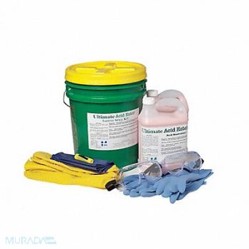 ULTIMATE ACID EATER Acid Spill Kit, 3TYN5