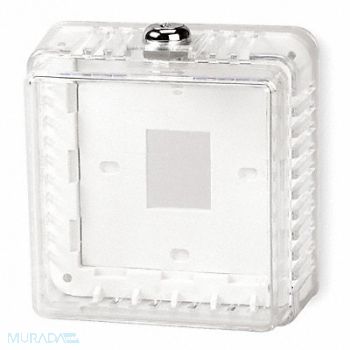 GRAINGER APPROVED Tstat Guard Plast 5 3/16x5 3/16x2 5/8in, 3TZ57