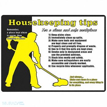 ACCUFORM Safety Poster 17 in x 22 in Plastic, 3TZE6