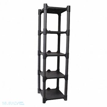 TOUGH GUY Plstc Shelf 15inx48inx13inShlfLdCp 100lb, 3U596