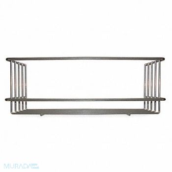 TOUGH GUY Wire Basket 4x4x12 in Pwdr Ct Steel, 3U598