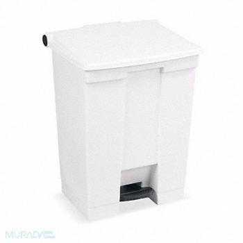 RUBBERMAID COMMERCIAL PRODUCTS F9108 Step On Trash Can Rectangular 18 gal., 3U650