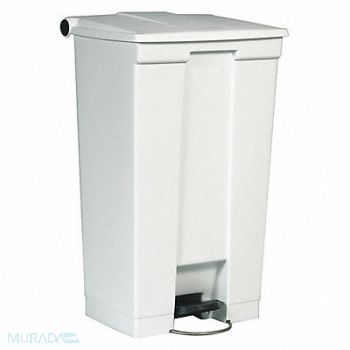 RUBBERMAID COMMERCIAL PRODUCTS F9093 Step On Trash Can Rectangular 23 gal., 3U652