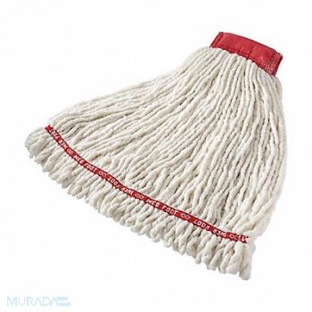 RUBBERMAID COMMERCIAL PRODUCTS Wet Mop White Cotton/Synthetic, 3U678