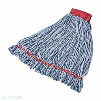 RUBBERMAID COMMERCIAL PRODUCTS Wet Mop Blue Cotton/Synthetic, 3U680