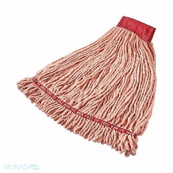 RUBBERMAID COMMERCIAL PRODUCTS Wet Mop Orange Cotton/Synthetic, 3U681